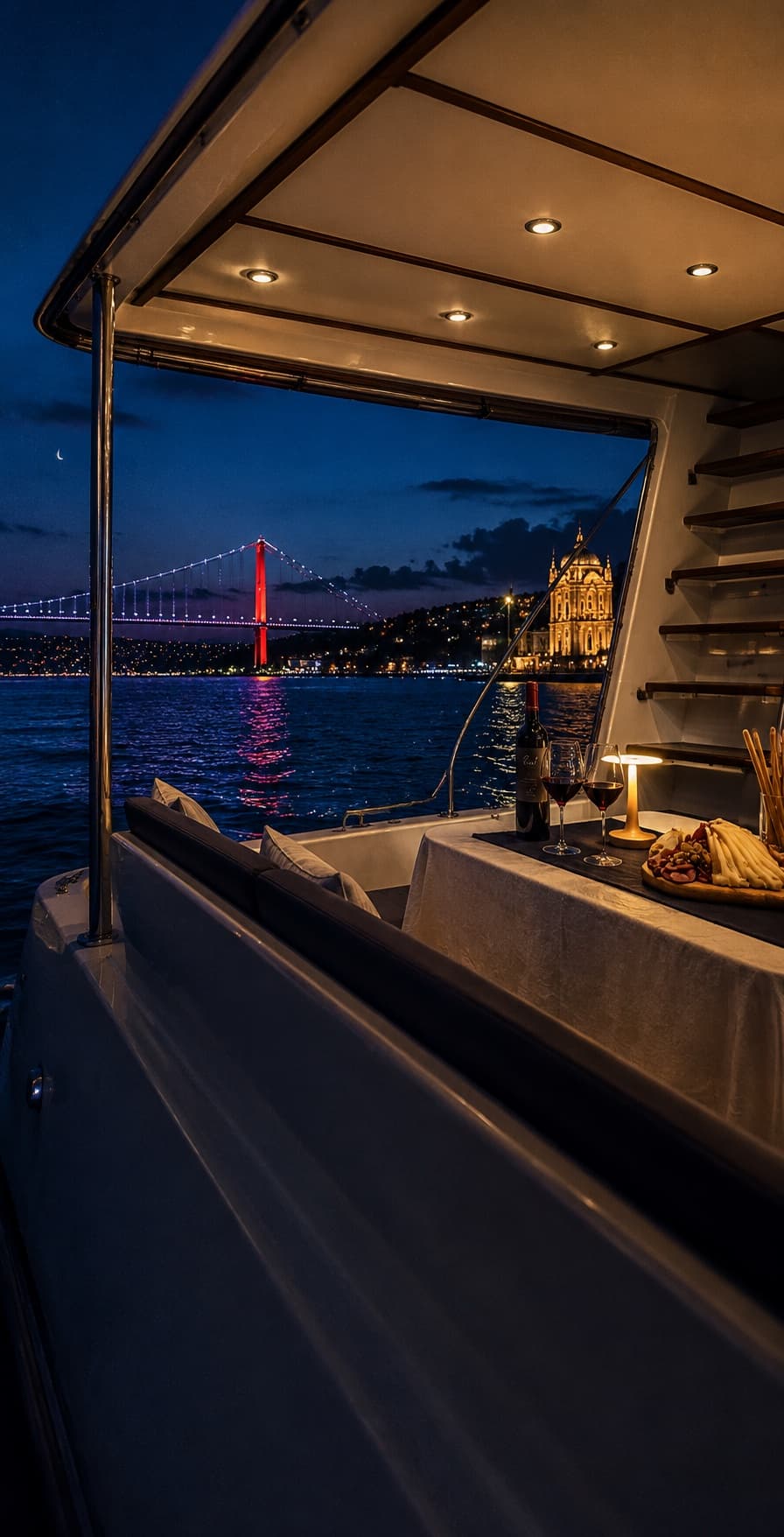 Boğaz'da Teknede Doğum Günü Kutlaması
